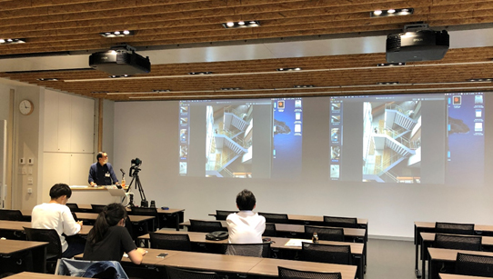 「スマホで撮る建築写真講座」教室全景