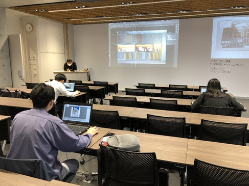 「スマホで撮る建築写真講座」教室全景